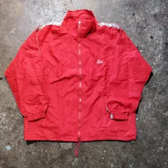 STUSSY SPORT 90's  トラックジャケット  レッド L ステューシースポーツのサムネイル
