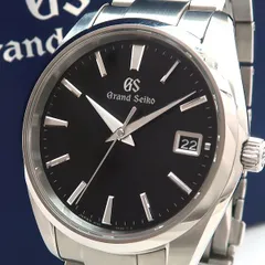 Grand Seiko ヘリテージコレクション SBGP011 9F85-0AC0 9Fクォーツ 美品 ブラック SS 箱保付 グランドセイコー ◆送料込◆質屋-12236のサムネイル