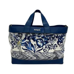 Desigual(デシグアル) トートバッグ クリア×ブルー レザーのサムネイル