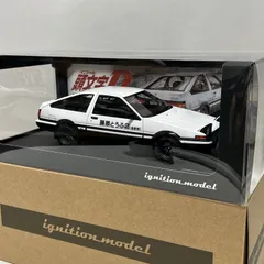 [浜館45-1557] gnition model イグニッションモデル 頭文字D トヨタ スプリンター トレノ 3ドア GT Apex (AE86) 1/18 [中古品]のサムネイル