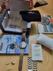電池交換済】ティソ TISSOT Classic Dreamブラック文字盤 - メルカリ
