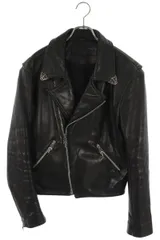 クロムハーツ  BASIC MOTO/ベーシックモト バッククロスパッチカスタムライダースレザージャケット メンズ XSのサムネイル