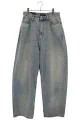 バレンシアガ  22AW  704282 TDW14 プルアップワイドバギーデニムパンツ メンズ Sのサムネイル
