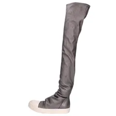 リックオウエンス  KNEE HIGH STOCKING SNEAKS/RP01D2893 ニーハイストッキングラムレザースニーカーロングブーツ レディース 36のサムネイル