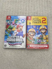 ▼スーパーマリオメーカー2　0012958721　スーパーマリオブラザーズ ワンダー　0013801766　Switch　ソフト　2点のサムネイル