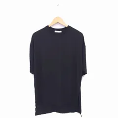 アントマリーズ Aunt Marie's ワンピース ひざ丈 丸首 プルオーバー 薄手 五分袖 F 黒 ブラック /TT23のサムネイル