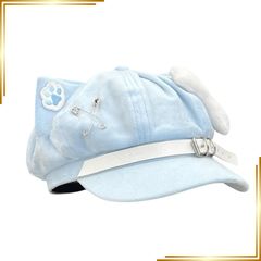 [신품] [RUNQIU] 팔각 베레모 고딕 레이디스 하라주쿠계 Jk 모자 모자 고양이 귀 디자인 귀여운 천사계 쿠마 서브컬 일본계 Y2K 지뢰계 세련된 선물 춘추 겨울 (JP, 숫자 사이즈, 56.0 cm, 58