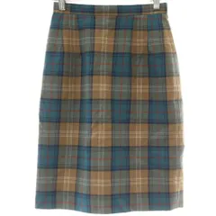 ザ スコッチ ハウス The Scotch House タイトスカート ウール サイズ表記なし マルチカラー チェック柄 タイトシルエット ひざ丈 /GG ■ECC001のサムネイル