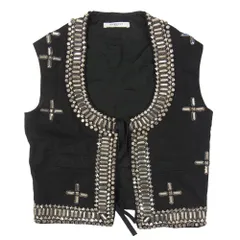 GIVENCHY ジバンシィ ビジュー ベスト ジレ ブラック系 34【中古】のサムネイル