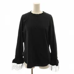 シーバイクロエ SEE BY CHLOE カットソー 長袖 レース切替 M 黒 ブラック CHS20AJH47081001 /ANのサムネイル
