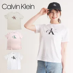 Calvin Klein カルバンクライン レディースTシャツ 478023S 半袖クルーネックTシャツ ブランド tシャツ カルバンクライン レディースのサムネイル