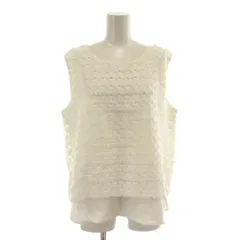 マレーラ MARELLA カットソー L 白 ホワイト ノースリーブ レイヤード風 /DUのサムネイル