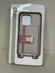 新品！LANVIN en Bleu iPhone 2021 (6.1 inch 3レンズ) ハードケース スモークピンクのサムネイル