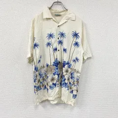 BREAK OFF　半袖シャツ　アロハシャツ　ベージュ　古着のサムネイル
