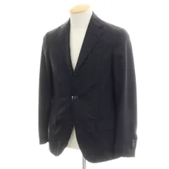 【中古】ラルディーニ LARDINI easy wear ストレッチウールナイロン テーラードジャケット ブラック【サイズ42】【メンズ】のサムネイル