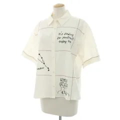 【中古】ビーミング ライフストア バイ ビームス B:MING LIFE STORE by BEAMS 2025年春夏 コットン 半袖シャツ アイボリー【サイズ表記なし（M位）】【レディース】のサムネイル
