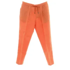 【新品】ヤコブコーエン JACOB COHEN DANIEL コットンリネン イージーパンツ オレンジ【サイズL】【メンズ】のサムネイル