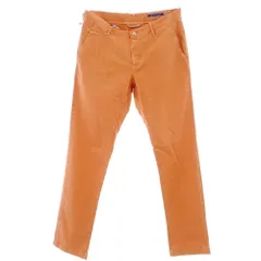 【新品】ヤコブコーエン JACOB COHEN BOBBY ストレッチ コットンリネンリヨセル カジュアルスラックスパンツ サーモン系【サイズ34】【メンズ】のサムネイル