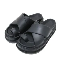 Sacai サカイ サンダル ブラック 黒 サイズ:36(23.0cm) 26春夏 フォーム ボリュームソール サンダル Foam Multiple Sole Sandals 厚底 ベルト EVA ブランド シューズ 靴【レディース】【中古】のサムネイル