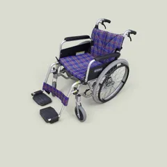 送料無料（一部地域を除く）KAWAMURA　カワムラサイクル　多機能簡易モジュール車いす 　KA822B 　さび有　ts-26-0727-04のサムネイル