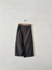 【美品】2025SS　evameva　cotton wrap skirt　サイズM　グレーのサムネイル