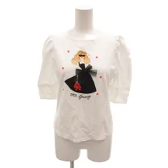 エムズグレイシー M'S GRACY Tシャツ カットソー 38 白 ホワイト ラウンドネック パフスリーブ /SJ ■ECG007のサムネイル