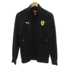 プーマ PUMA スクーデリア・フェラーリ コラボ 美品 トラックジャケット XS 黒 ブラック スタンドカラー ロゴ /IB ■ECF007のサムネイル