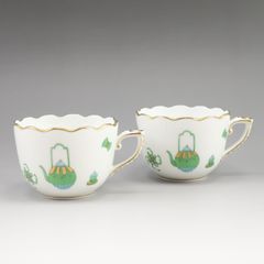 Meissen】マイセン インドの華 ソーサーのみ 2客 562 ポーセリン _