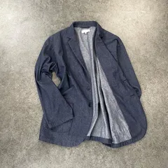 B：MING BEAMS Tailored Jacket ビーミング ビームス デニム テーラードジャケット ブレザー シングル メンズ XL 大きいサイズのサムネイル