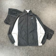 00s 2000's archive adidas アディダス セットアップ 上下 ウィンドブレーカー トラックスーツ ジャケット パンツ ジャケット グレー メンズ Lのサムネイル