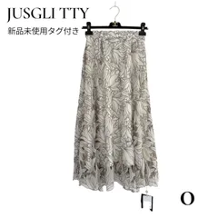 新品未使用タグ付き 定価26,400円 JUSGLITY ジャスグリッティー レース刺繍スカート 0のサムネイル