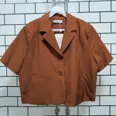 白-261 オーバーサイズ 半袖 ジャケットのサムネイル