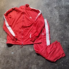 STUSSY SPORT 90's  バックロゴデザイン セットアップ 紙タグ付き レッド XXL ステューシースポーツのサムネイル