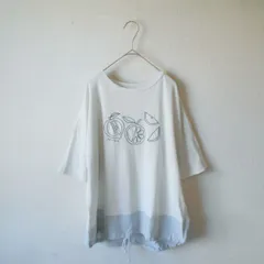 Cloud nine クラウドナイン カットソー M L 夏 レディース 切替 刺繍のサムネイル