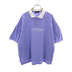 XLARGE エクストララージ 半袖 ポロシャツ XL パープル メンズ 古着のサムネイル