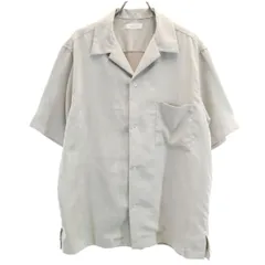 BEAUTY＆YOUTH UNITED ARROWS ビューティーアンドユース ユナイテッドアローズ 半袖 スエードタッチ リラックスレギュラー オープンカラーシャツ L グレージュ メンズ 古着のサムネイル