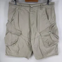 古着 アルマーニエクスチェンジ ARMANI EXCHANGE ダック パンツ ジップフライ ショーツ ハーフ カーゴ w32  グレー系 メンズのサムネイル