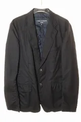 コムデギャルソン COMME des GARCONS HOMME ウール テーラード ジャケット Sサイズ HL-J024 ブラック 【ブランド古着ベクトル】【中古】●260719のサムネイル