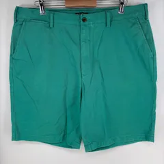 古着 ノーティカ NAUTICA パンツ チノ ワンポイントロゴ 大きいサイズ ジップフライ ショーツ ハーフパンツ w40  グリーン系 メンズのサムネイル