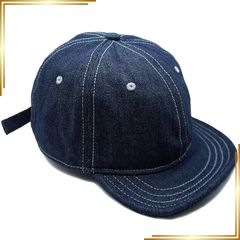 [신품] [B EST 2006 BILLION WORKS] onworks 캡 맨즈 앰파이어 캡 모자 데님 캡 아메카지 (JP, 알파벳, Free Size, Free Size, blue) 0