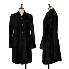 ジュンヤワタナベ コムデギャルソンJUNYA WATANABE COMME des GARCONS フェイクファーロングジャケット 黒XSのサムネイル