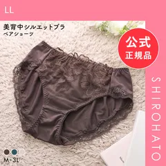 【メール便】【新品】キレイ工房 美背中シルエットブラ ペアショーツ ノーマル ショーツ 花柄刺繍 大きいサイズ KireiKoubou(LL)のサムネイル