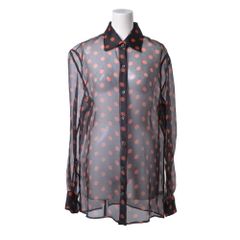 dries van noten シースルー オーガンジー シャツ XS - メルカリ