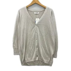 美品 URBAN RESEARCH Sonny Label アーバンリサーチサニーレーベル タグ付きカーディガン sizeFree/ライトグレーのサムネイル