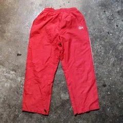STUSSY SPORT 90's  トラックパンツ レッド M ステューシースポーツのサムネイル
