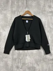 美品 champion チャンピオン ナノユニバース タグ付 別注Wrap-Air 撥水ジップ ブルゾン ジャケット sizeF/黒 ◇■◎レディースのサムネイル