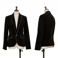 ジャンポールゴルチエJean Paul GAULTIER ベロアパイピング1Bジャケット 黒38のサムネイル