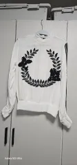 ブラウス 白 黒 刺繍のサムネイル