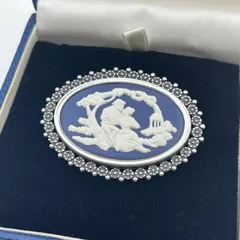 WEDGWOOD ウェッジウッド SILVER925 ブローチ コサージュ ヴィンテージのサムネイル