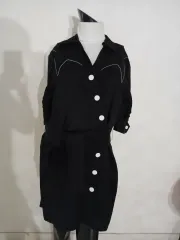 サンドロ ベルト付き ジャケット ロング丈のサムネイル